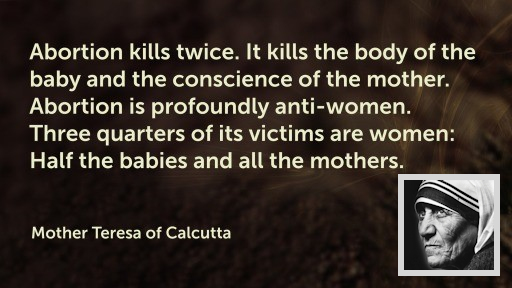 Mother Teresa on Abortion