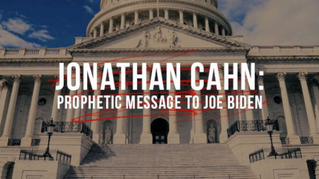 Jonathan Cahn Inaugural Message, 2021